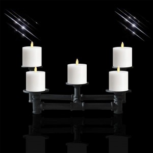 Reducere en-gros China 10 oz-15 oz Suport pentru borcane de lumânări din sticlă colorată, mată albă, cu capace din lemn