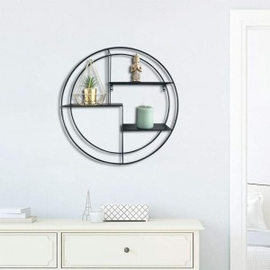ລາຄາໂຮງງານຈີນບໍ່ມີການເຈາະຫ້ອງນ້ໍາກໍາແພງຫີນຫ້ອຍ Aluminum Shower Caddy Basket Shelf ກັບ Hooks