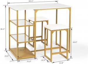 3 - Piece Counter Height Dining Set
