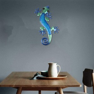 Εξατομικευμένη μοντέρνα τέχνη τοίχου Lizard για διακόσμηση εξωτερικού χώρου σαλονιού China Factory