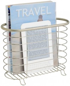 Specielt design til Kina Letvægts-samlerbar metaltråd bordplade Bøgerhylde Magazine Display Rack
