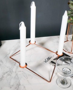 Massive Selection for China Simple Style Ceramic Religious Candle Holder Romantic Votive Gold Candle Stand Holder for Wedding