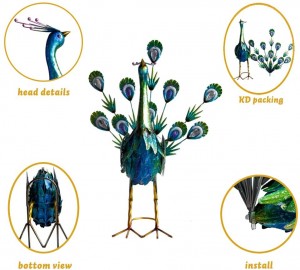 Энгийн хямдралтай Хятад Полирезин шувууны цэцгийн сав гэр, цэцэрлэгийн чимэглэлд зориулагдсан