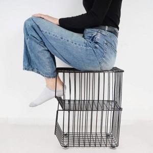 Top Grade China Fashion Fixed Front Rattan Bicycle Basket with Plastic Wire of Bike Parts