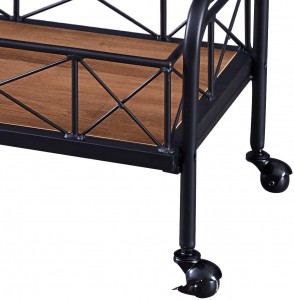 Factory For China Rolling Utility Mobile Storage Organizer Cart Wheel Kitchen Rack Trolley