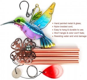 Manufacturing Companies for China Wholesale Rainbow 3 D Stainless Steel Metal Flower Wind Spinner for Home and Garden Decor