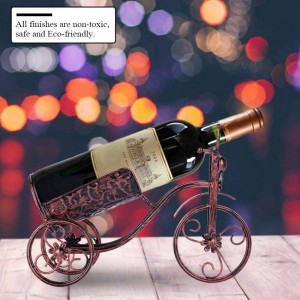 Ĉina Ora Provizanto por Ĉinio Moderna Stemware Vitra Botelo Pendujo Kuireja Trinkejo Wine Rack