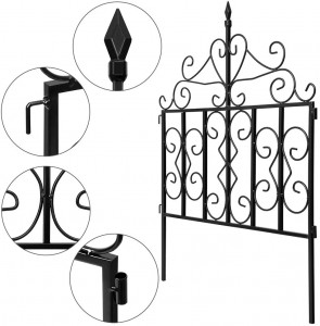 Kwalità Għolja Ċina Garden Gallarija Protezzjoni tal-Privatezza PVC Strip Fence Fence dekorattiv doppju