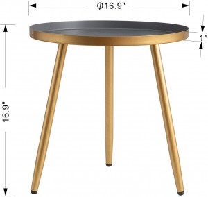 Prìs as Fheàrr airson Sìona Ebay Hot Selling Modern Furniture Shagreen Table Table Taobh