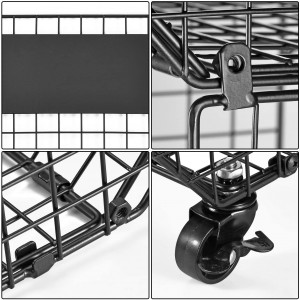 Wholesale Price China Supermarket Trolley Handle Rolling Baskets Shopping