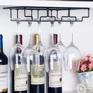 Ċina Prezz irħis Ċina Metal Wine Storage Rack Tabletop Metal Wine Holder Wine Rack