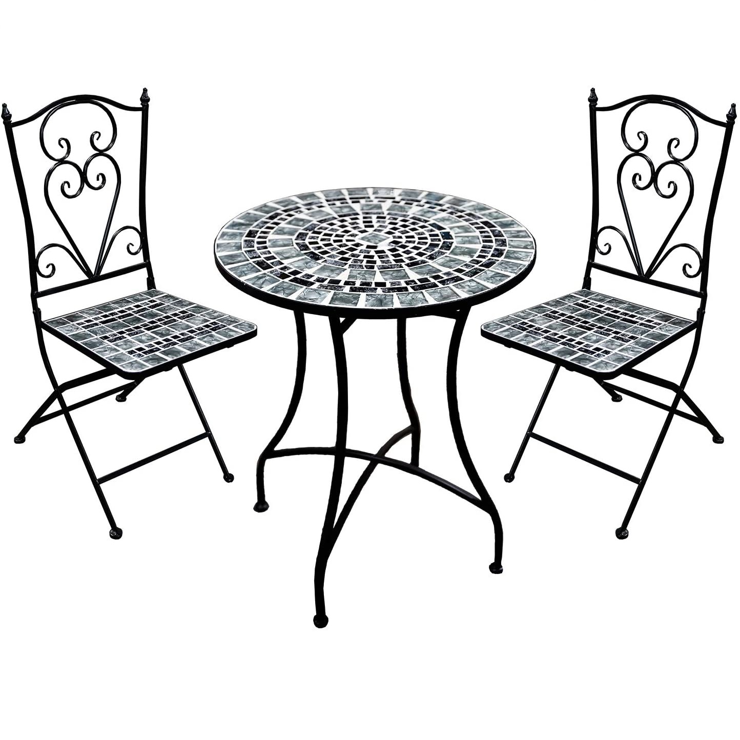 mosaic table chair-1