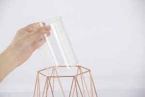 Godt brugeromdømme for Kina Mercury Glass Votive fyrfadsstage til juledekoration