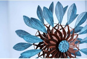 OEM/ODM Fornitur Ċina Bejgħ bl-ingrossa Dekorazzjoni Melody Beautiful 3D Annimali Stainless Steel Wind Spinner għal Ornamenti