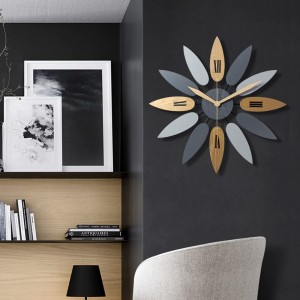 Online Exporter sa China Silver Matahum nga Naglupad nga Butterfly Clock Living Room Bedroom Office Dekorasyon