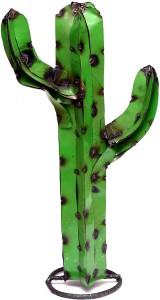 Saguaro Cactus Garden Art, Multicolor