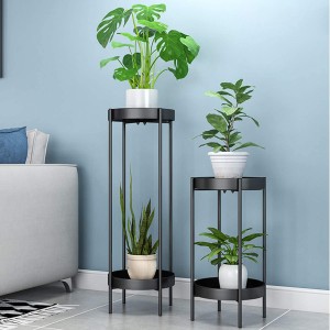 IOS Certificate China Bamboo Plant Holder M Size Flower Pot Stand