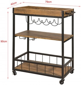 High Quality China 2 Tiers Retail Store Supermarket Shelves Promotion Trolley Furniture