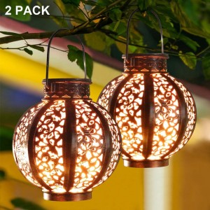 Low price for China Classic Bark Wicker Handle Woven Bamboo Candle Holders Lantern