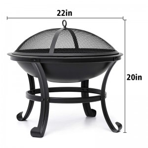 Professional China China Corten Steel Rusty Outdoor Round Heating Metal Fire Pit Decoration Brazier