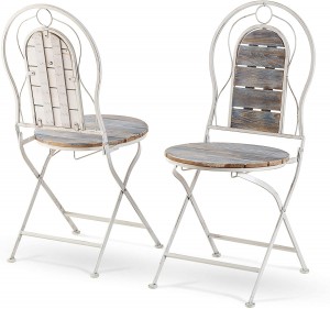 Lowest Price for China Wrought Iron Chairs/Garden Chair/Mosaic Garden Chair