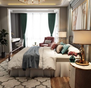 Metallinen sänkykehys Queen-size-kokoisella vintage-sängyllä ja jalkalaudalla jalustalla Takorautainen parivuoteen runko (Queen, antiikkiruskea)
