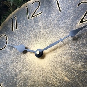IOS Sertifikaat China Fancy Gift Black Round Quartz Wall Clock