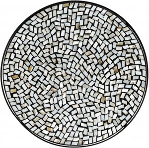 Newly Arrival China Black Cast Iron Decorative Foldable Mosaic Table