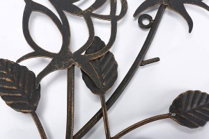 Қытайдың Аполлон металлынан жасалған 3D қабырға өнері / үй декорына арналған майлы бояумен жасалған зауыт (CHB601207)