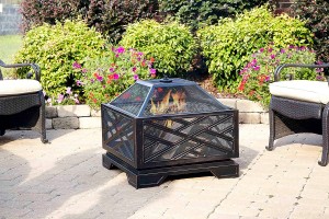 Pleasant Hearth Martin Extra Deep Wood Burning Fire Pit, 26-Zoll