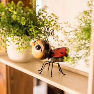 Metal Garden Ornament Cute Ladybug China Manufacturering Sino Glory
