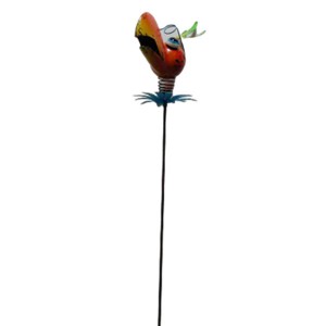 Зориулалтын ногоон металл цэцэрлэгийн гадас шувууны толгой чимэглэлийн цэцгийн сав ургамлын гадас