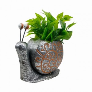 OEM-försörjning Kina Utomhus Fairy Angel Välkommen Trädgård Staty Bird Feeder Vintage Resin Plant Pot