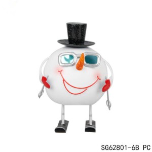 Snowman ตกแต่งคริสต์มาสสำหรับโรงงาน Ornamnet China กลางแจ้งและในร่ม
