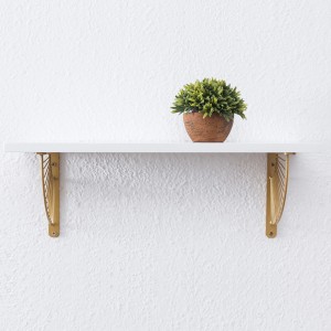 2019 gruthannelpriis China Floating Natural Bamboo Wall Flower Shelf Hot Sale on The Wall