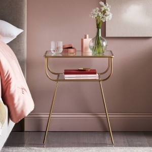 Fornitur ODM Ċina Mobile Bedside Table Stil Ewropew Sempliċi Bay Window Desk Sufan Side Bed Side Table