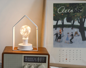 3D ноќно светло напојувано со персонализирана столна ламба за добавувачи на спални соби