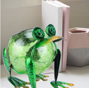 Dekoracyjne wodoodporne diody LED Solar Green Frog Night Lights dla dostawców stołowych w Chinach