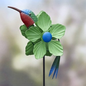 Hot New Products China Resin Bird Figurine Flower Pot Garden Statue Outdoor Ornaments Planter