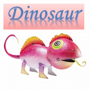 Metalowy Kreatywny Dinozaur Dom I Ogród Dekoracyjny Ornament Fabryka Chin