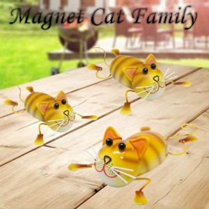 Cool koelkast magneten Oanpaste Cat Family foar dekorative koelkast magneten China Supplier