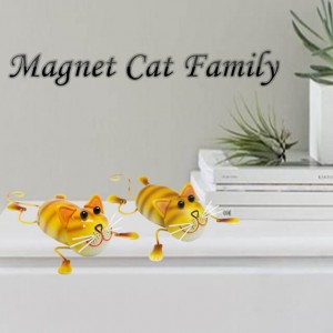 Крутые магниты на холодильник Custom Cat Family для декоративных магнитов на холодильник Китай поставщик