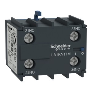 Schneider Auxiliary contact block TeSys K LA1KN11M
