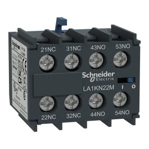Schneider Auxiliary contact block TeSys K LA1KN22M