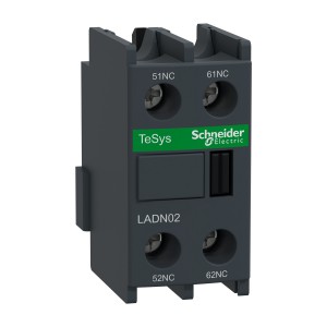 Schneider Auxiliary contact block TeSys Deca LADN02