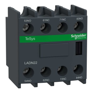 Schneider Auxiliary contact block TeSys Deca LADN22