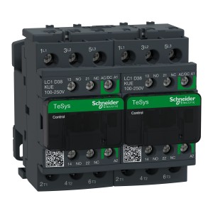 Schneider Reversing contactor Tesys Deca green LC2D38KUE