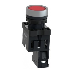 Schneider Complete illuminated push-button Easy Harmony XA2 XA2EW34M1
