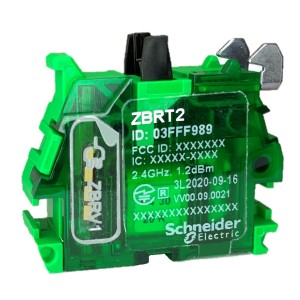 Schneider Wireless and batteryless transmitter Harmony XB5 ZBRT2