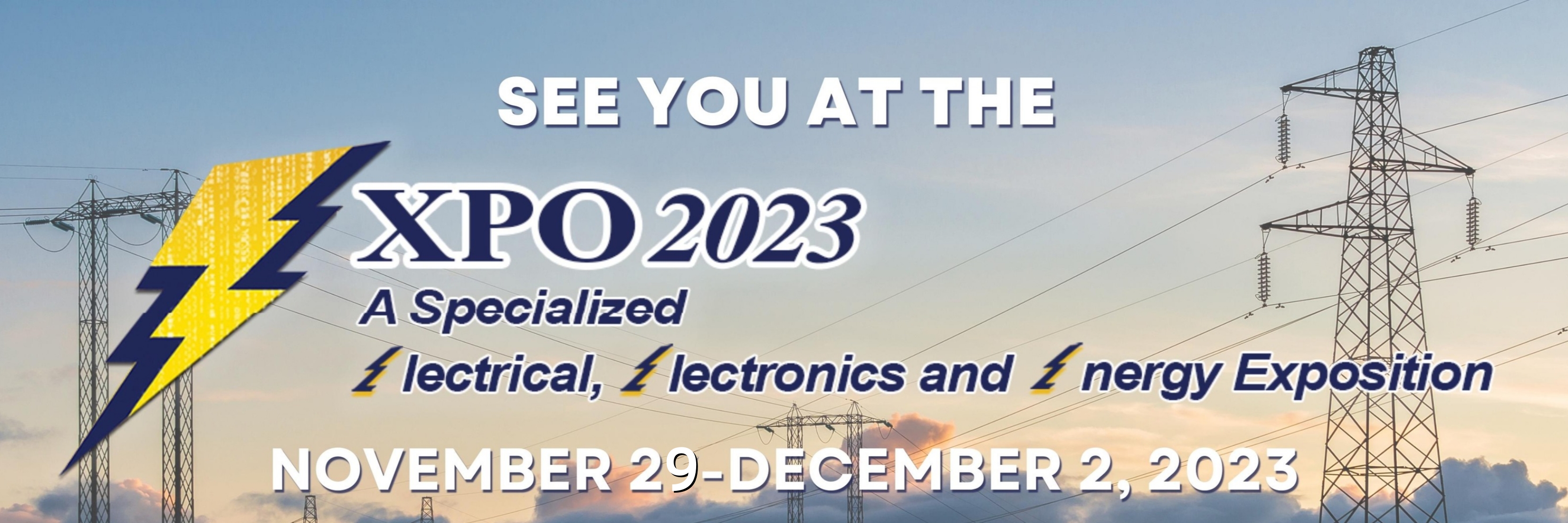 Uitnodiging voor 3E XPO 2023 in Manilla, Filipijnen